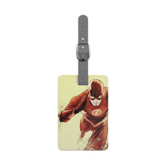The Flash Art Custom Polyester Saffiano Rectangle White Luggage Tag Card Insert