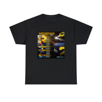 Michigan Football 2023 Classic Fit Unisex Heavy Cotton Tee T-Shirts