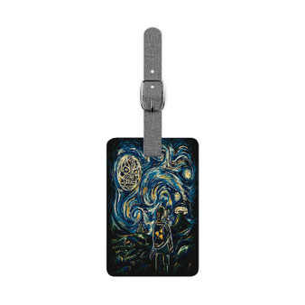 The Legend of Zelda Starry Night Custom Polyester Saffiano Rectangle White Luggage Tag Card Insert