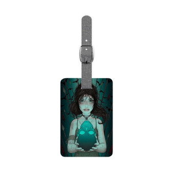 The Rise of the Tomb Raider Lara s Journey Custom Polyester Saffiano Rectangle White Luggage Tag Card Insert