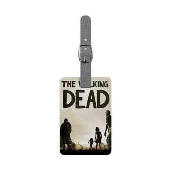 Walking Dead The Game Custom Polyester Saffiano Rectangle White Luggage Tag Card Insert