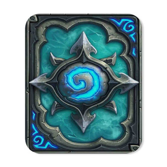 Card Back Hearthstone Heroes of Warcraft Custom Mouse Pad Gaming Rubber Backing