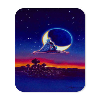 Classic Aladdin and Jasmine Custom Mouse Pad Gaming Rubber Backing