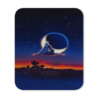 Disney Aladdin and Jasmine Love Custom Mouse Pad Gaming Rubber Backing