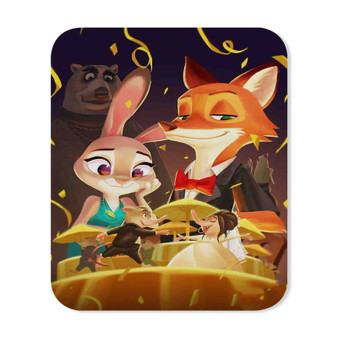Disney Zootopia Dancing Custom Mouse Pad Gaming Rubber Backing