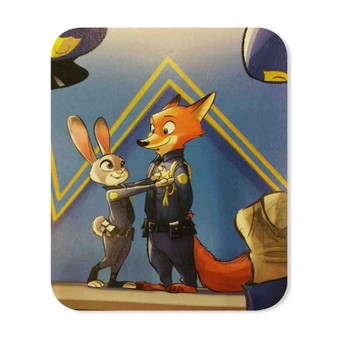 Disney Zootopia Police Custom Mouse Pad Gaming Rubber Backing