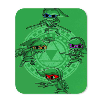 Link Ninja Turtles The Legend of Zelda Custom Mouse Pad Gaming Rubber Backing