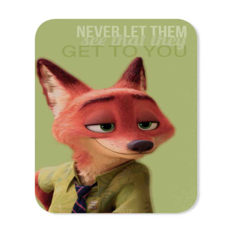 Nick Wilde Quote Custom Mouse Pad Gaming Rubber Backing