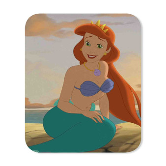 Princess Ariel The Little Mermaid Custom Mouse Pad Gaming Rubber Backing