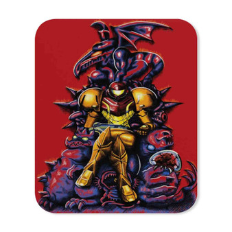 Samus Metroid Custom Mouse Pad Gaming Rubber Backing