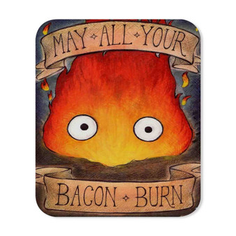 Studio Ghibli Calcifer Custom Mouse Pad Gaming Rubber Backing