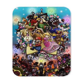 Super Mario Legend of Seven Stars Custom Mouse Pad Gaming Rubber Backing