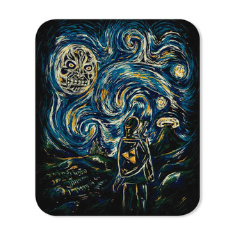 The Legend of Zelda Starry Night Custom Mouse Pad Gaming Rubber Backing