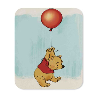 Winnie The Pooh With Ballon Disney Custom Mouse Pad Gaming Rubber Backing