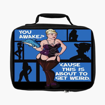 Archer Quotes Custom Lunch Bag Fully Lined and Insulated for Adult and Kids