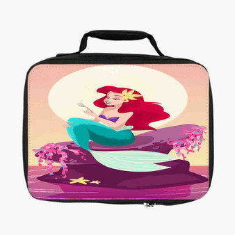 Ariel Mermaid After Eat Custom Lunch Bag Fully Lined and Insulated for Adult and Kids