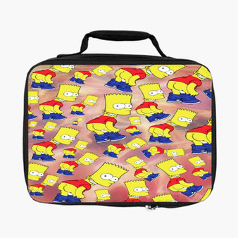 Bart The Simpson Custom Lunch Bag Fully Lined and Insulated for Adult and Kids