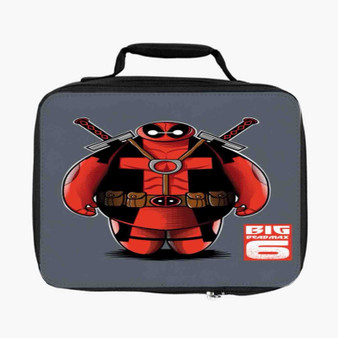 Baymax Deadpool Custom Lunch Bag Fully Lined and Insulated for Adult and Kids