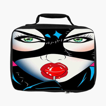 Catwoman Candy Custom Lunch Bag Fully Lined and Insulated for Adult and Kids
