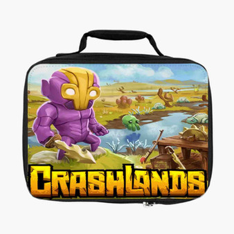 Crashlands Game Custom Lunch Bag Fully Lined and Insulated for Adult and Kids