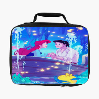 Disney Ariel and Eric The Little Mermaid Custom Lunch Bag Fully Lined and Insulated for Adult and Kids