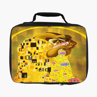 Disney Beauty And The Beast Gustav Klimt Custom Lunch Bag Fully Lined and Insulated for Adult and Kids