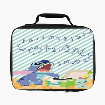 Disney Lilo Stitch Sing Custom Lunch Bag Fully Lined and Insulated for Adult and Kids