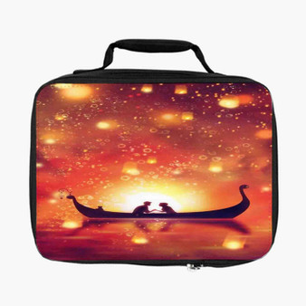 Disney Tangled Night Romantic Custom Lunch Bag Fully Lined and Insulated for Adult and Kids