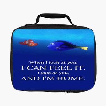 Dory and Nemo Quotes Custom Lunch Bag Fully Lined and Insulated for Adult and Kids