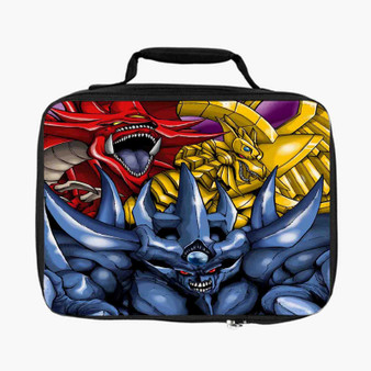 Dragon Ra Yu Gi Oh Custom Lunch Bag Fully Lined and Insulated for Adult and Kids