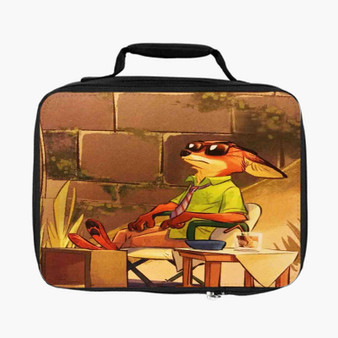 Enjoy Nick WIlde Zootopia Custom Lunch Bag Fully Lined and Insulated for Adult and Kids