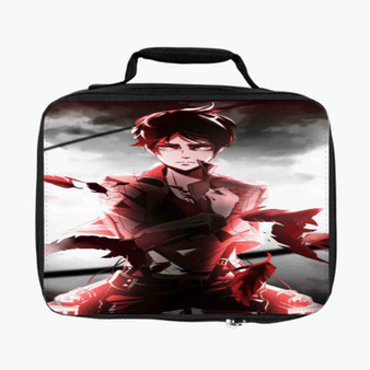 Eren Jaeger Attack on Titan Product Custom Lunch Bag Fully Lined and Insulated for Adult and Kids