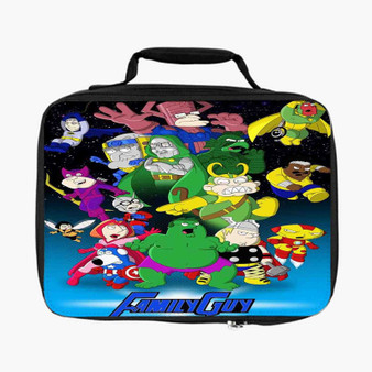 Family Guy Avengers Custom Lunch Bag Fully Lined and Insulated for Adult and Kids