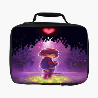 Frisk Undertale Custom Lunch Bag Fully Lined and Insulated for Adult and Kids