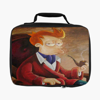 Fry Futurama Art Custom Lunch Bag Fully Lined and Insulated for Adult and Kids