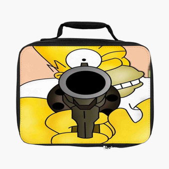 Homer The Simpsons Custom Lunch Bag Fully Lined and Insulated for Adult and Kids