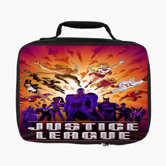 Justice League Superheroes Custom Lunch Bag Fully Lined and Insulated for Adult and Kids