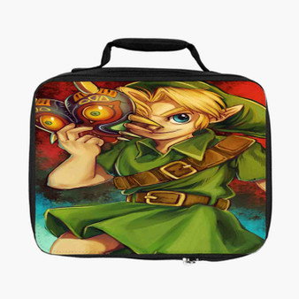 Link The Legend of Zelda Majoras Mask Custom Lunch Bag Fully Lined and Insulated for Adult and Kids