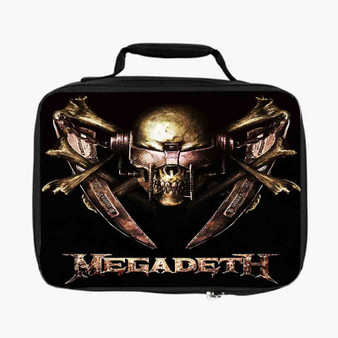 Megadeth Custom Lunch Bag Fully Lined and Insulated for Adult and Kids