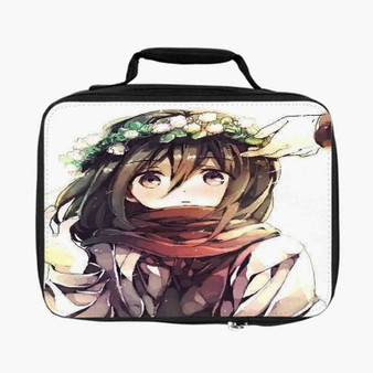 Mikasa Attack On Titan Custom Lunch Bag Fully Lined and Insulated for Adult and Kids