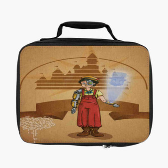 Peter Pan Steampunk Disney Custom Lunch Bag Fully Lined and Insulated for Adult and Kids