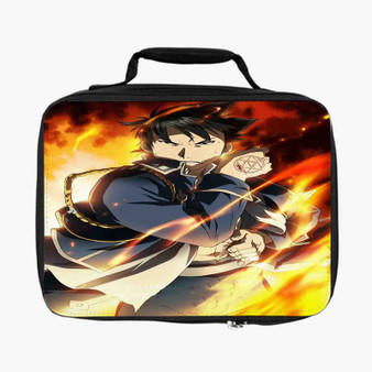 Roy Mustang Fullmetal Alchemist Brotherhood Custom Lunch Bag Fully Lined and Insulated for Adult and Kids