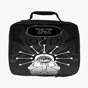 Sans Undertale Custom Lunch Bag Fully Lined and Insulated for Adult and Kids