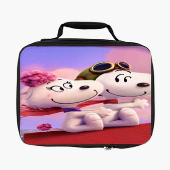 Snoopy Meet Fifi Custom Lunch Bag Fully Lined and Insulated for Adult and Kids