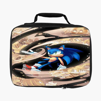 Sonic The Hedgehog Arts Custom Lunch Bag Fully Lined and Insulated for Adult and Kids