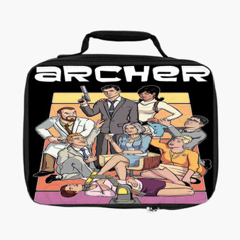 Sterling Archer Custom Lunch Bag Fully Lined and Insulated for Adult and Kids
