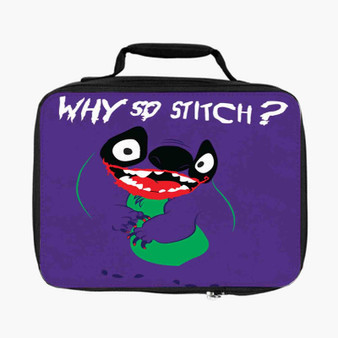 Stitch Joker Batman Custom Lunch Bag Fully Lined and Insulated for Adult and Kids