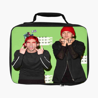 Suicide Squad Twenty One Pilots Custom Lunch Bag Fully Lined and Insulated for Adult and Kids