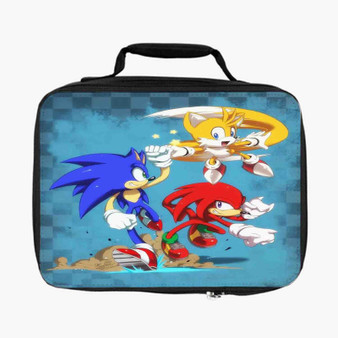 Team Sonic The Hedgehog Custom Lunch Bag Fully Lined and Insulated for Adult and Kids