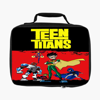 Teen Titans Cartoon Custom Lunch Bag Fully Lined and Insulated for Adult and Kids